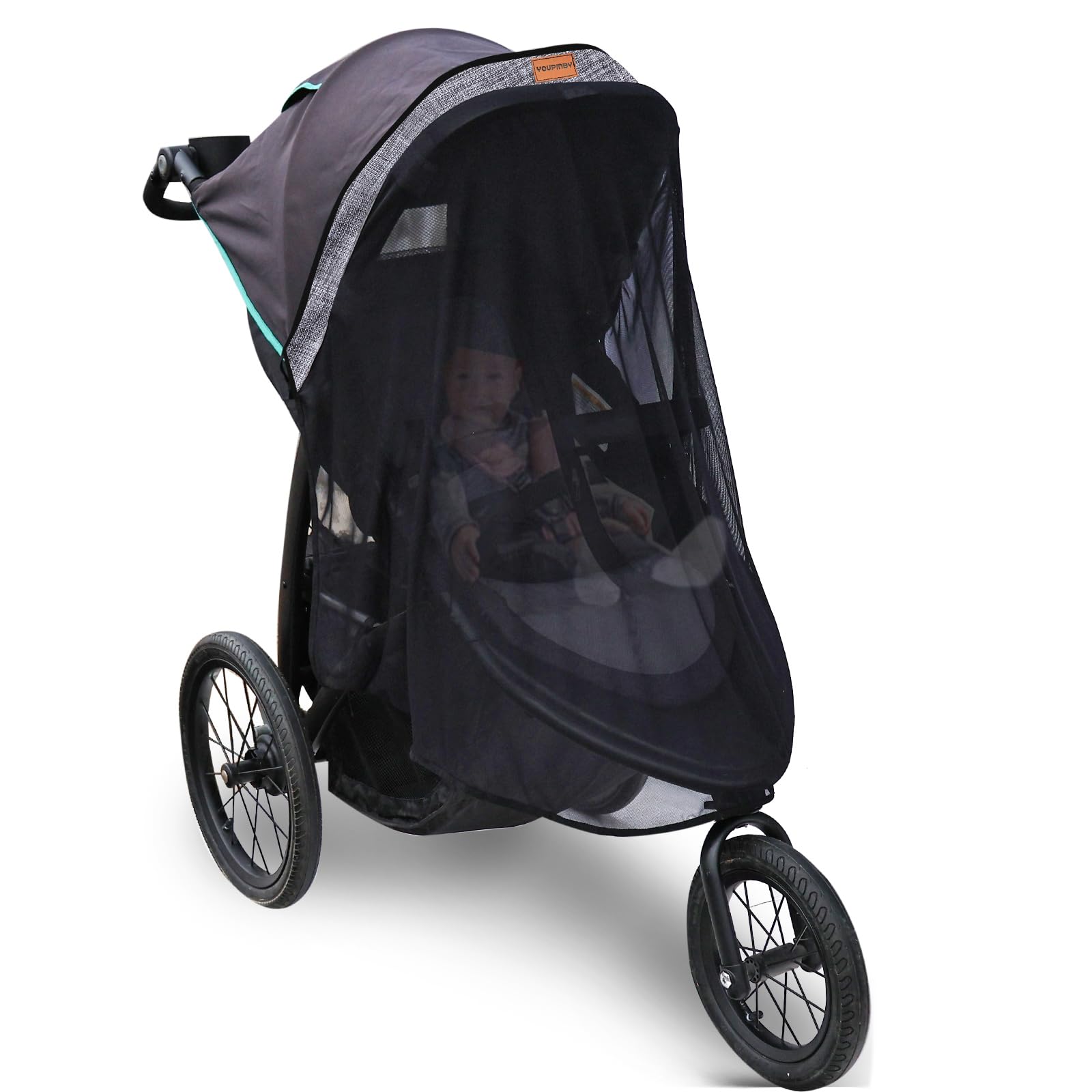 Youpinby Stroller Sun Shade universal fit covers the canopy for UV protection
