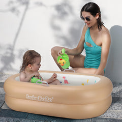 YOUWANLI foldable travel bath setup for easy on-the-go bathing.