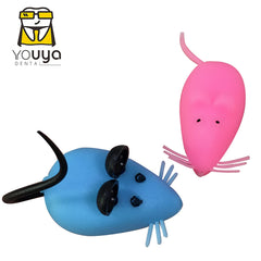 YOUYA DENTAL blue mouse shaped tooth holder for baby teeth keepsakes