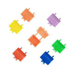 YOUYA DENTAL orange storage box, front view, keeps your child's first tooth safe