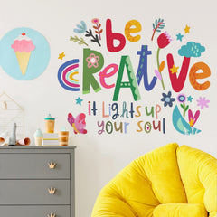 Yovkky inspirational quote decals for classrooms and learning spaces