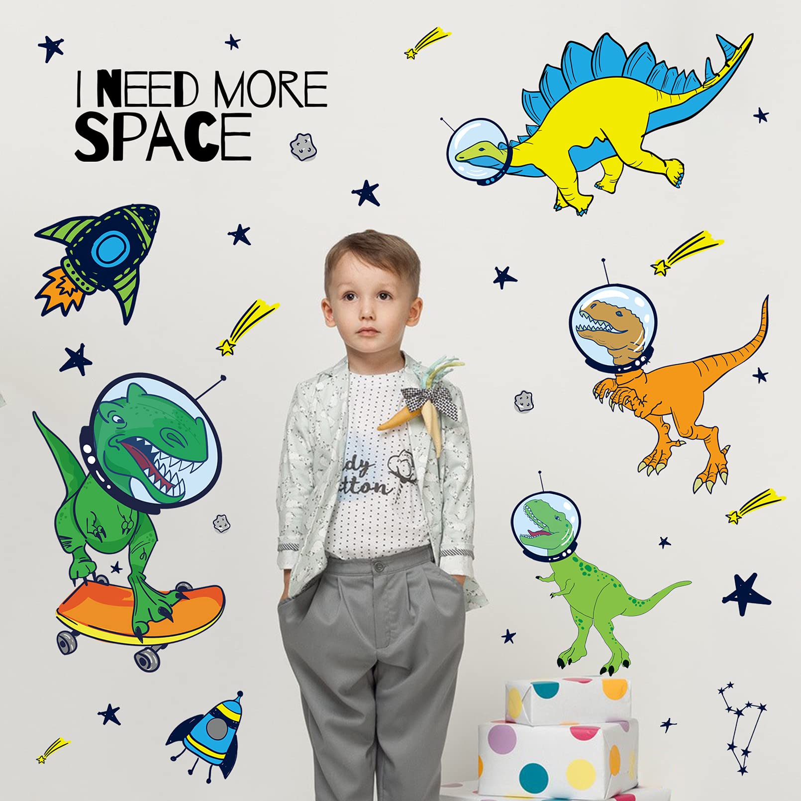 Yovkky playroom wall sticker is easy to reposition for dynamic layouts.