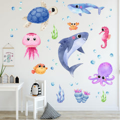 Yovkky Octopus wall decal brightens playrooms with marine charm.