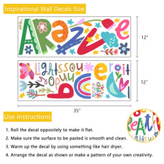 Yovkky wall stickers with colorful patterns brighten nursery walls