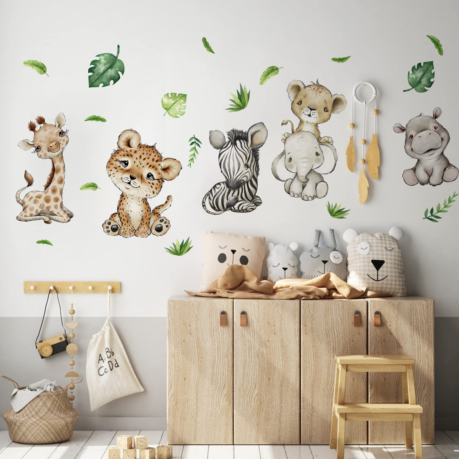 Yovkky leopard decal adds dynamic spots for imaginative play.
