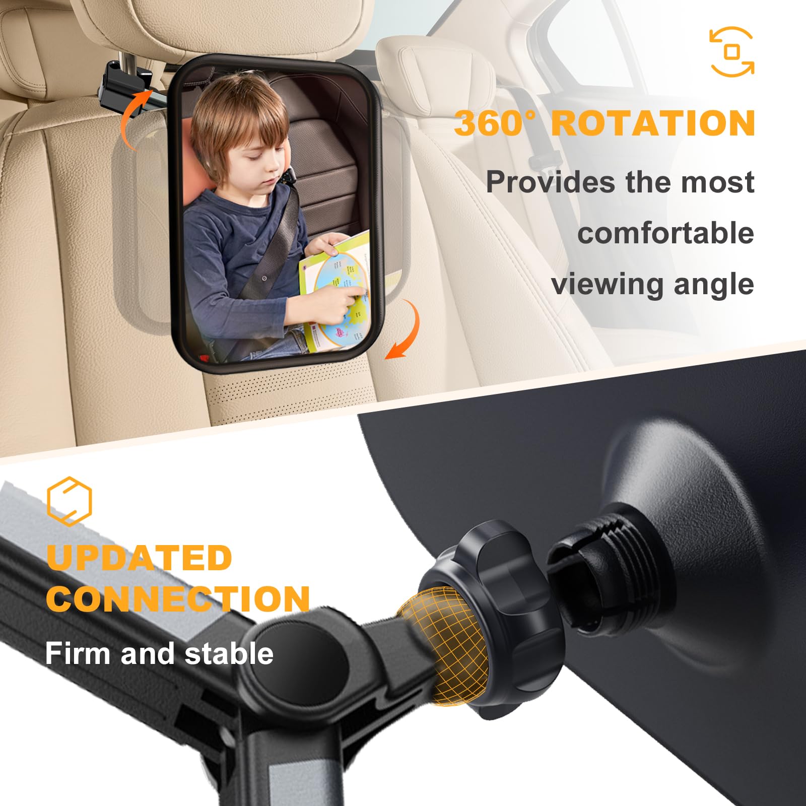 YOVKOK mirror is crash-tested for added in-car safety.