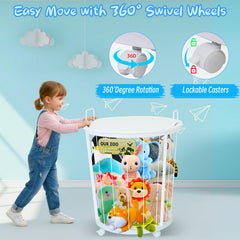 YOVOMEE full-length steel tubes provide sturdy, wobble-free support.