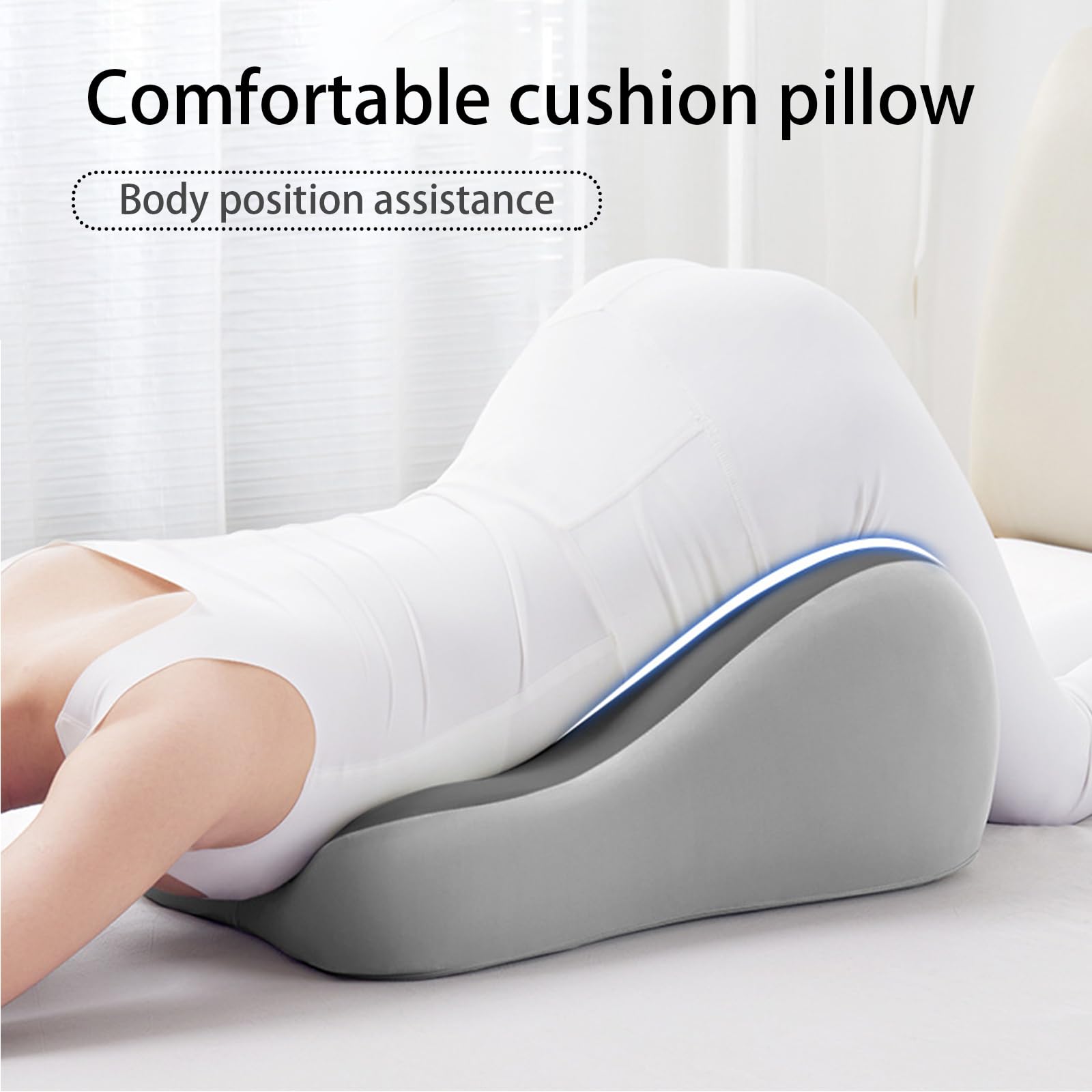 YOVSGSOK breathable pillow with ventilation holes for cool sleep