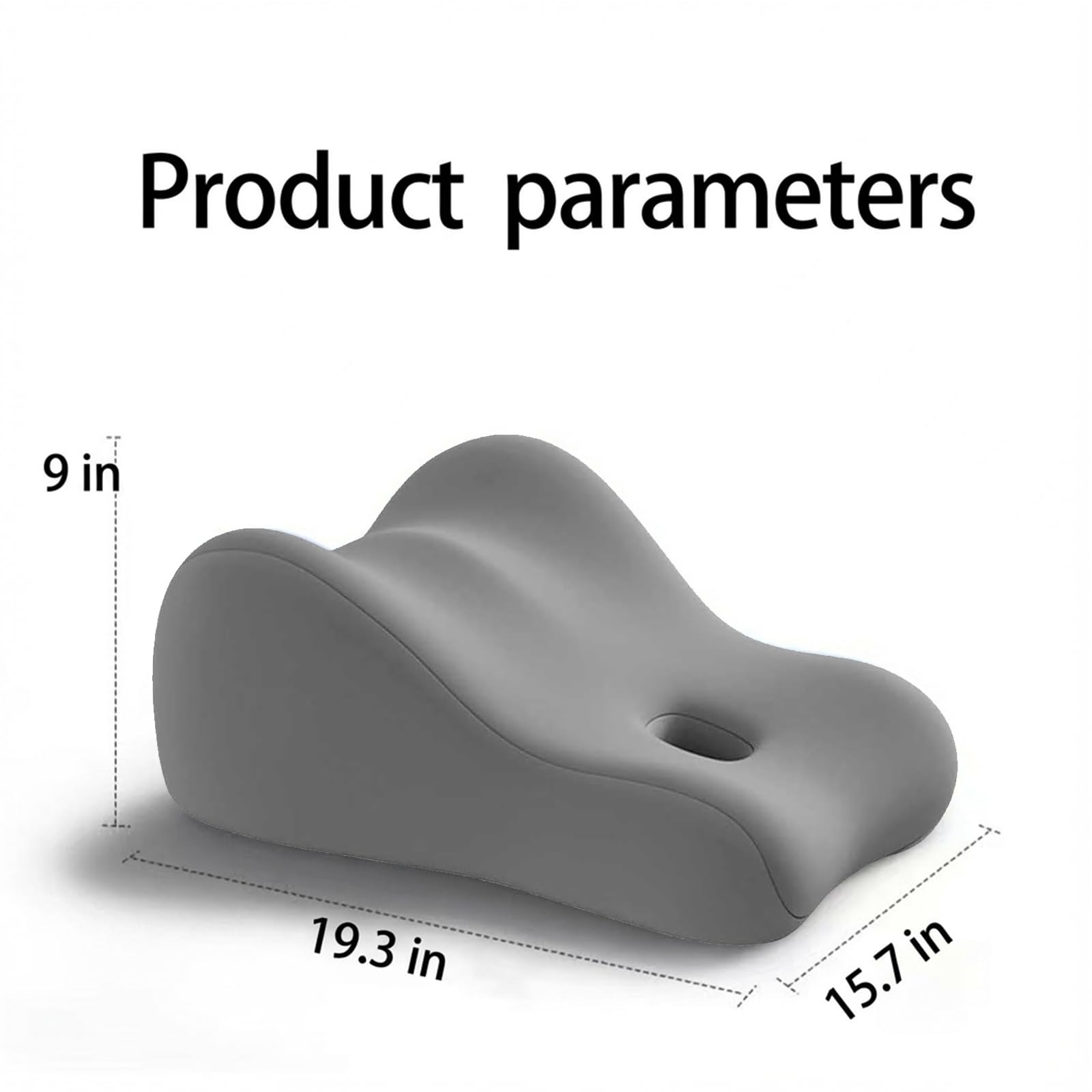 YOVSGSOK natural latex pillow used for back sleeping with curved support