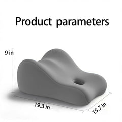 YOVSGSOK natural latex pillow used for back sleeping with curved support
