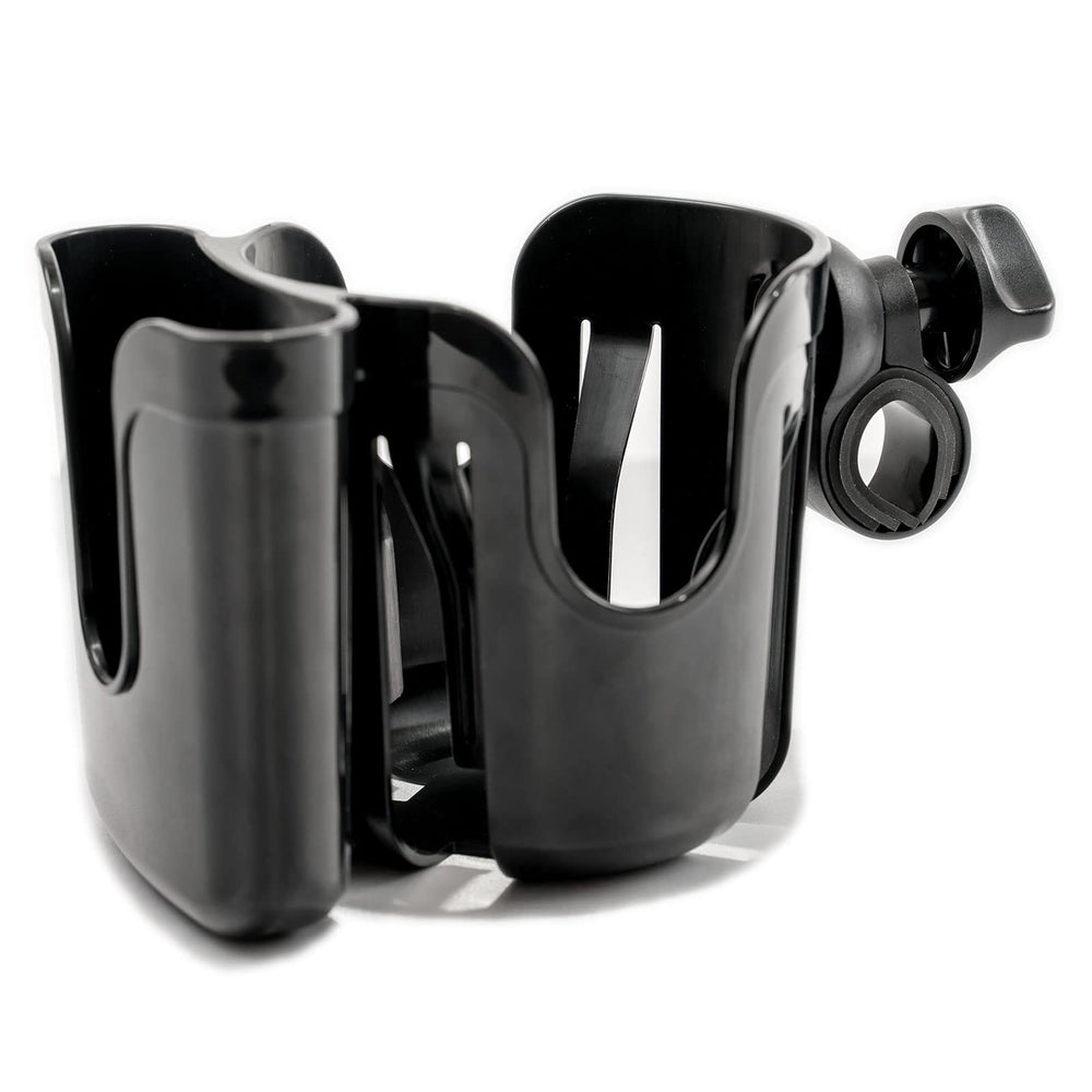 Yoyoapple universal cup holder attachment side view shows 360-degree rotation