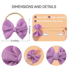 yoyokid baby headbands worn by a toddler with flexible stretch for growing hair