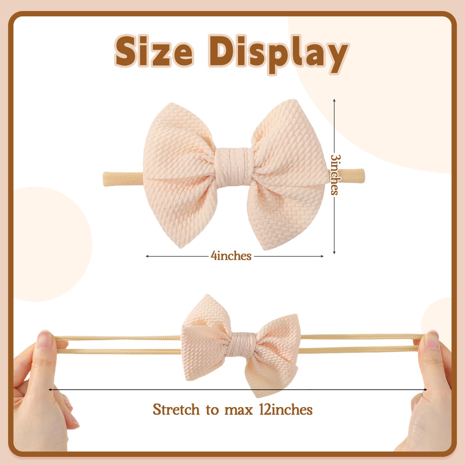yoyokid brown bow headband complements daily outfits
