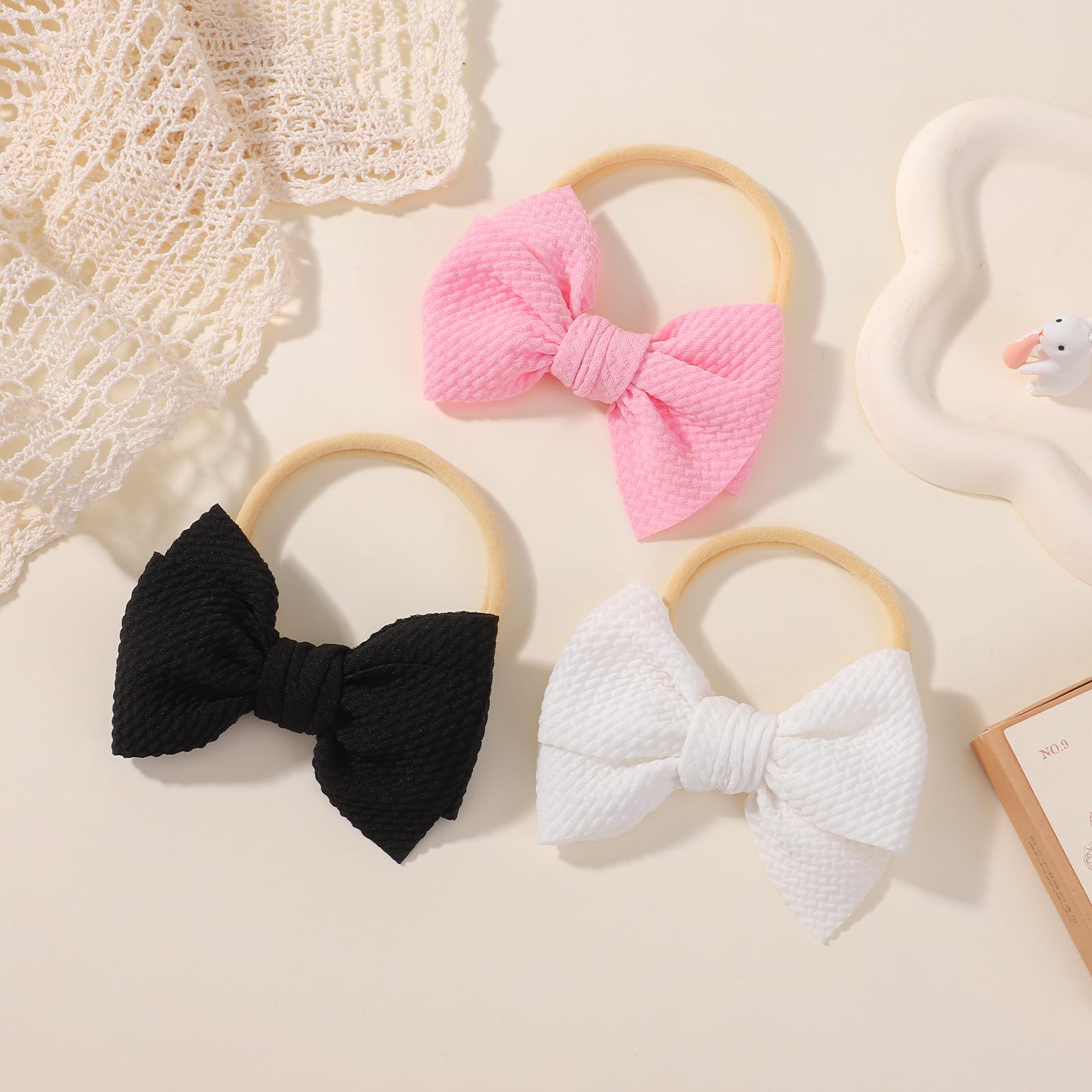 yoyokid headbands worn by infant for family photos