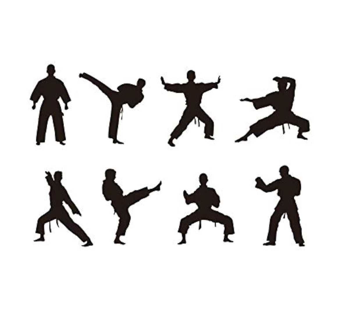 YOYOYU Art Home Decor martial arts wall sticker figure 1 energizes kids' space