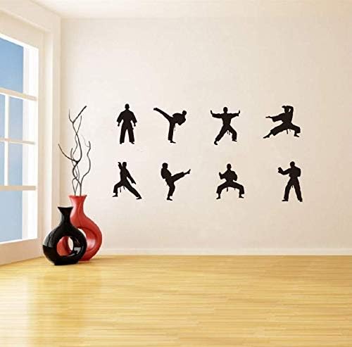 YOYOYU Art Home Decor martial arts wall sticker figure 3 adds bold color to walls