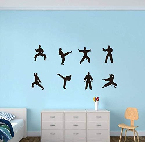 YOYOYU Art Home Decor martial arts wall sticker figure 5 offers a removable, safe decorative option