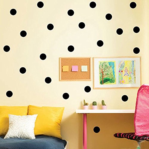 YOYOYU child room dot decor with matte vinyl and easy adhesion on smooth surfaces.