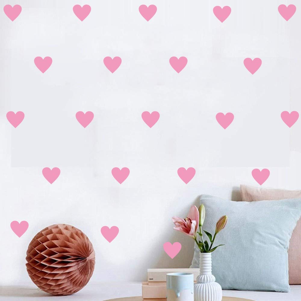 YOYOYU heart decals for doors and furniture, non-toxic and waterproof.