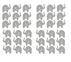 YOYOYU right-facing elephant decals add friendly animal art to bedrooms