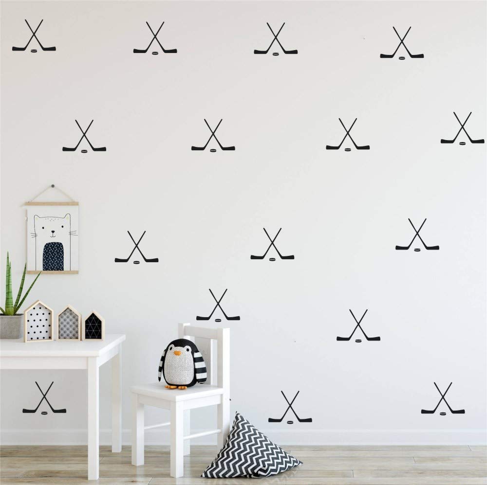 36-piece set for quick sports-themed room decorating