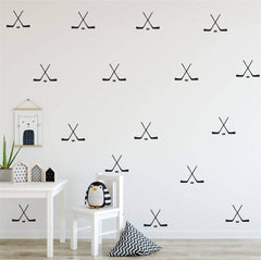 36-piece set for quick sports-themed room decorating