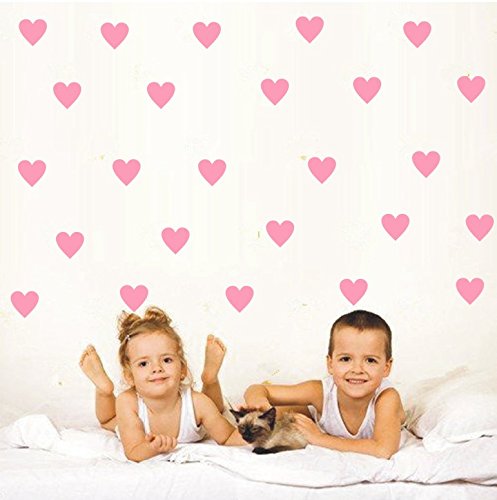 YOYOYU removable heart stickers for nursery walls with durable vinyl.