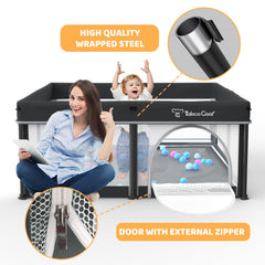 Yozoia Taleco Gear breathable mesh keeps baby in view during playtime.