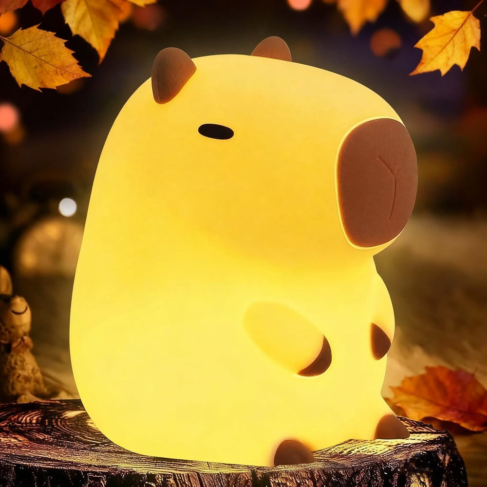 YR YRHH-PET Capybara Night Light provides a soft, comforting glow for kids' rooms.