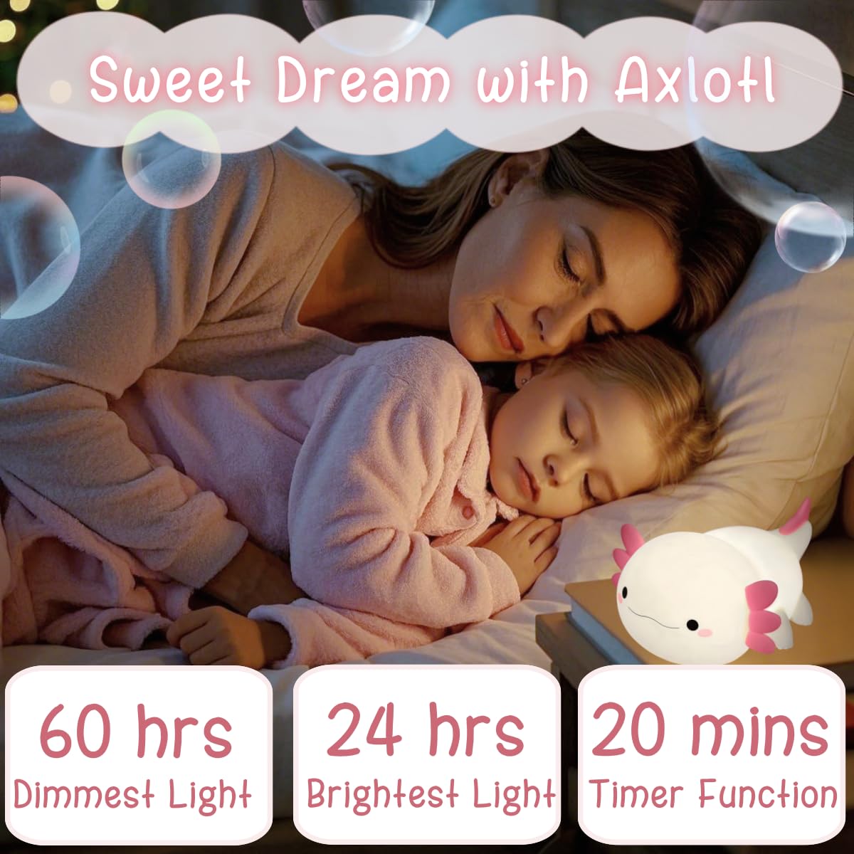 YR YRHH-PET capybara night light adds gentle glow to kids' desks.