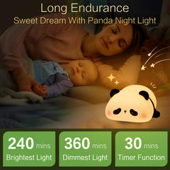 YR YRHH-PET panda desk decor adds playful ambiance to dorm rooms.