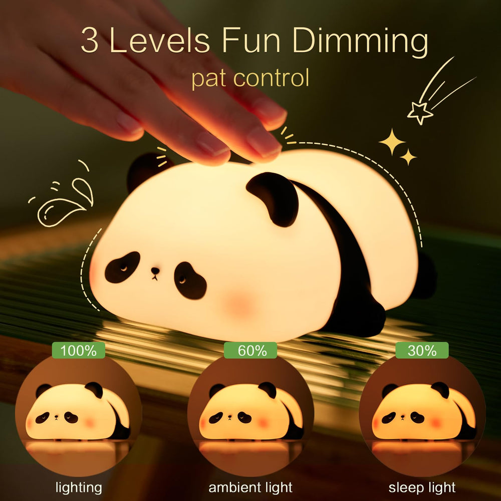 YR YRHH-PET panda lamp with rechargeable battery for wireless use.