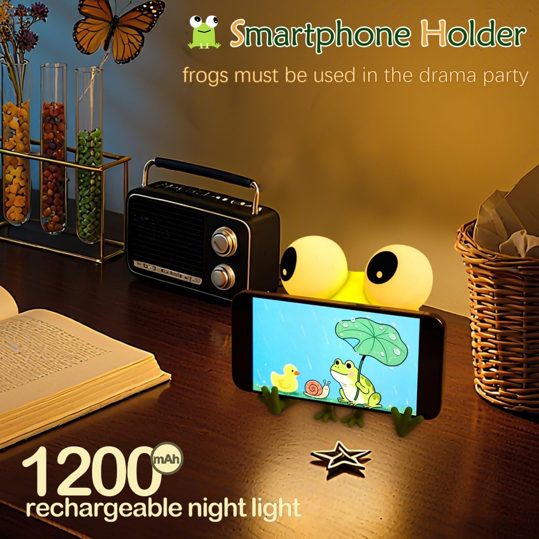 YR YRHH-PET night light features a 30-minute timer for convenient sleep routines.