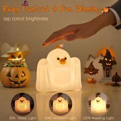 YR YRHH-PET rechargeable duck night light offers wireless convenience