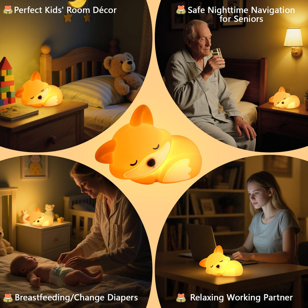 YR YRHH-PET silicone fox light is safe and durable for kids.