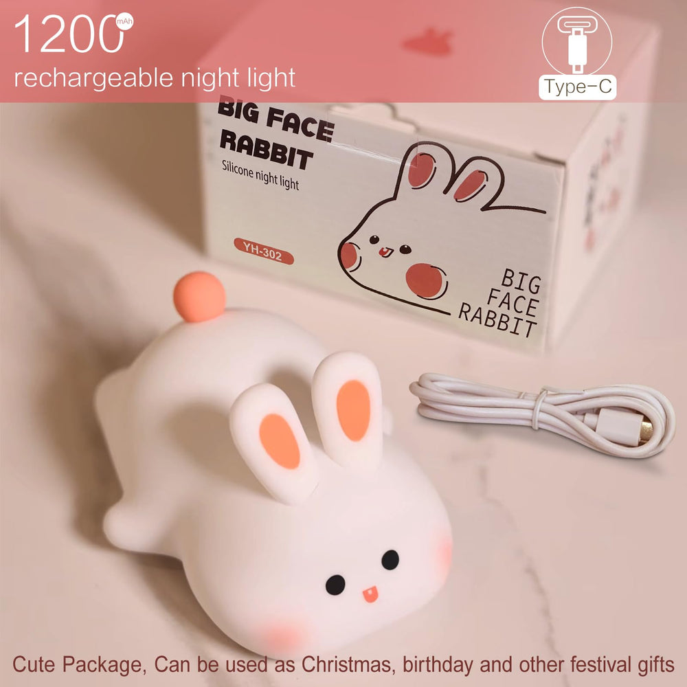 YR YRHH-PET squishy bunny night light packaging, gift-ready Easter decor