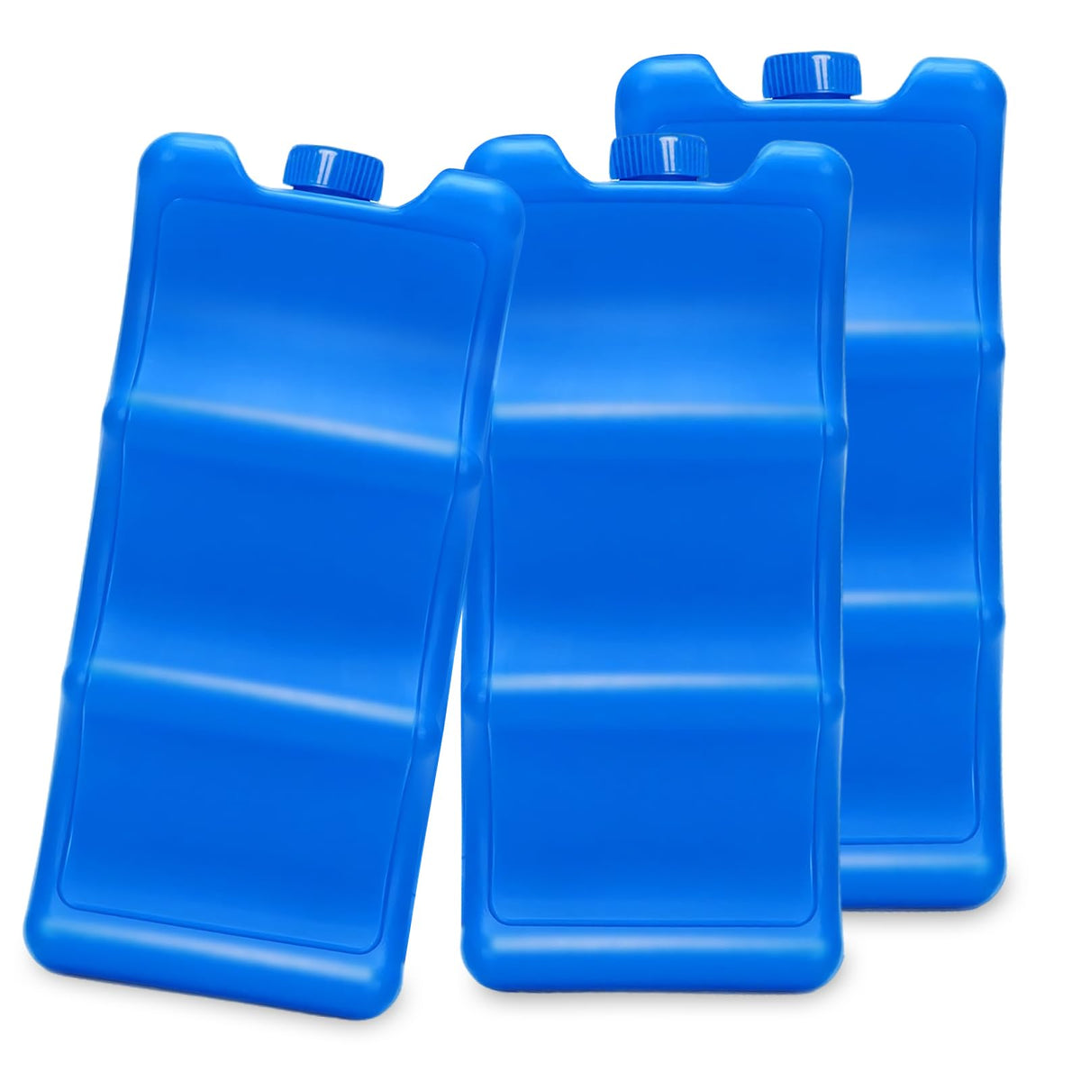 Ysanciuu breastmilk ice pack 3-pack keeps bottles upright for easy cooling.
