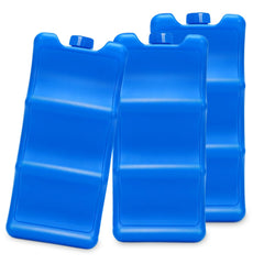 Ysanciuu breastmilk ice pack 3-pack keeps bottles upright for easy cooling.