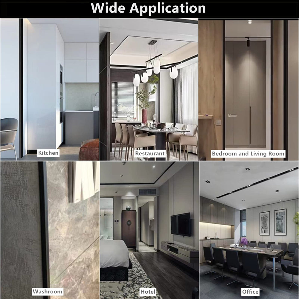 YSDK decorative black corner protection suits contemporary interiors.