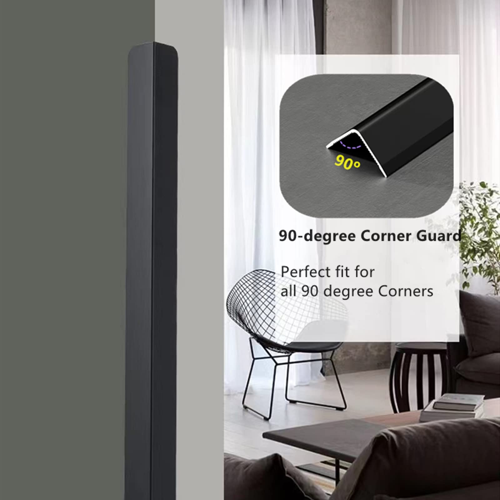 YSDK wall corner guard demonstrates modern decorative protection for corners.
