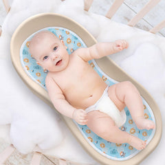 YSSPPOY Peanut Changing Pad Cover reveals absorbent core to manage moisture