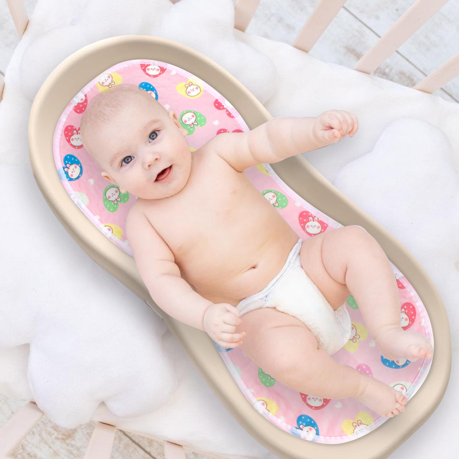YSSPPOY peanut pad cover absorbs moisture with a plush core for drier changes.