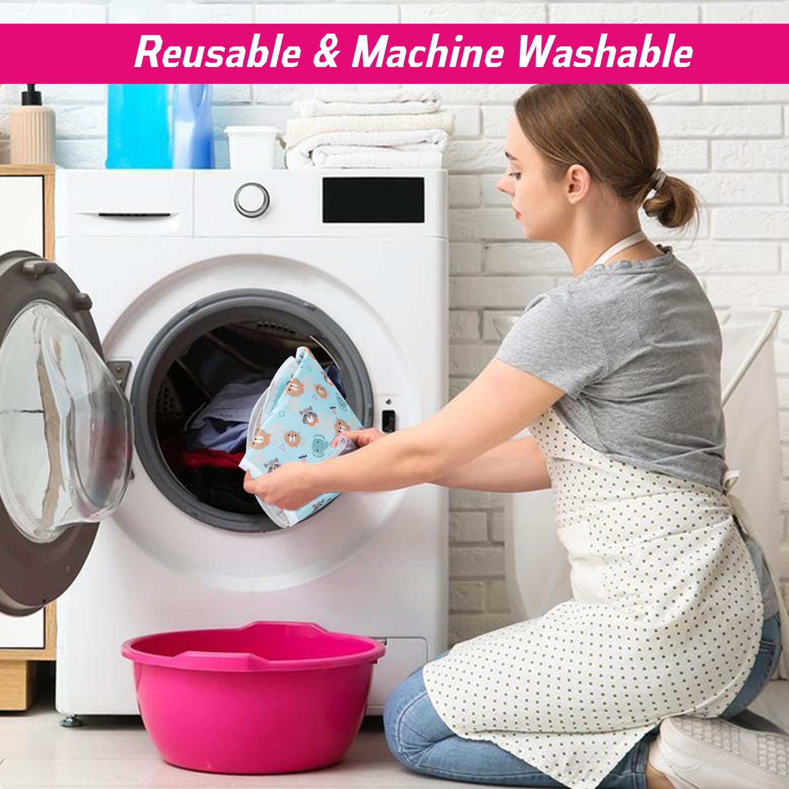 YSSPPOY pad covers are machine washable for repeated use.