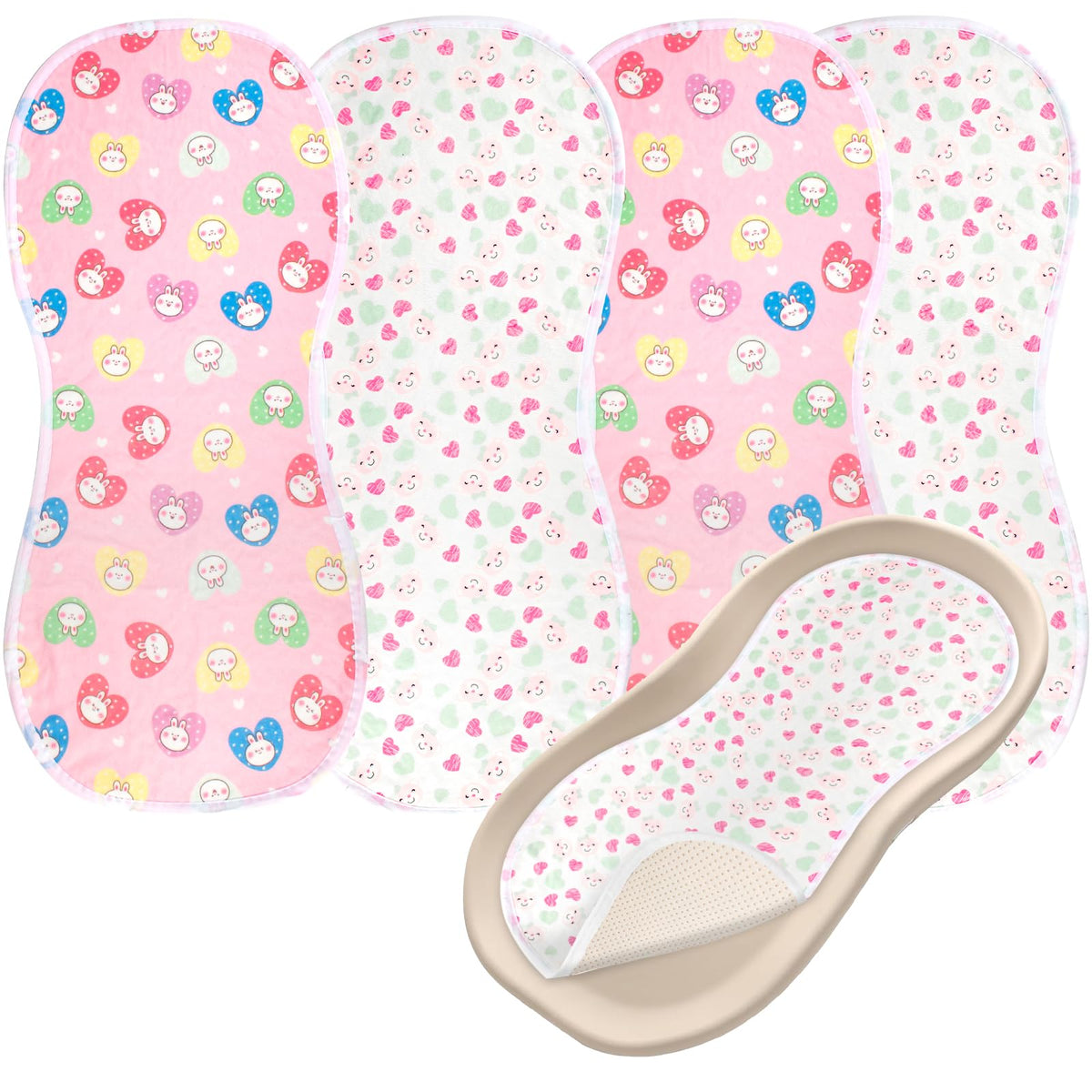 YSSPPOY peanut pad cover top layer soft cotton cushions baby during diaper changes.