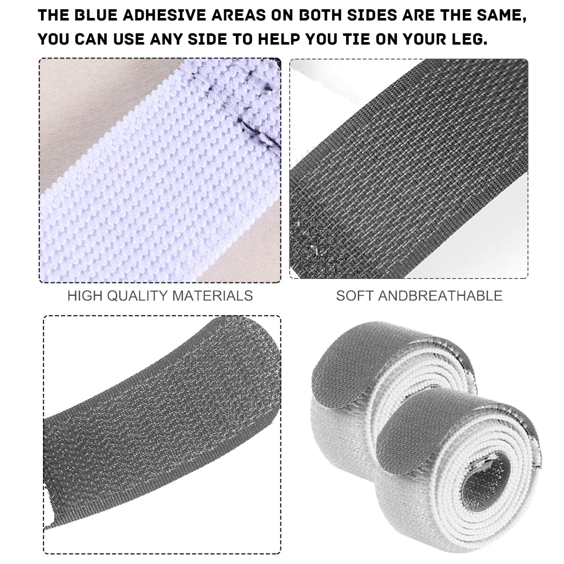 YSYONM nylon leg strap with breathable material supports extended use.