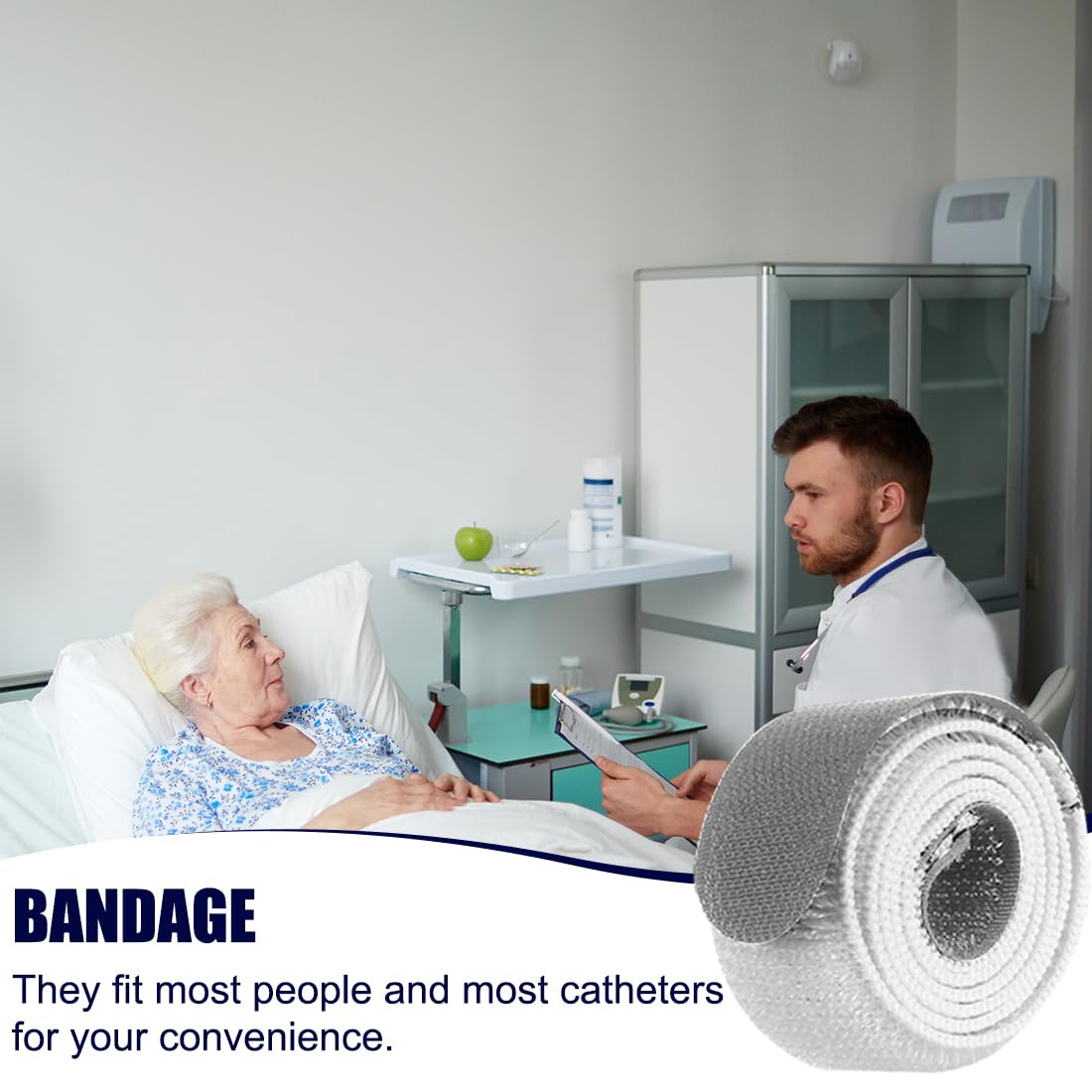 YSYONM compact 4-pack is portable and easy to replace for caregivers.