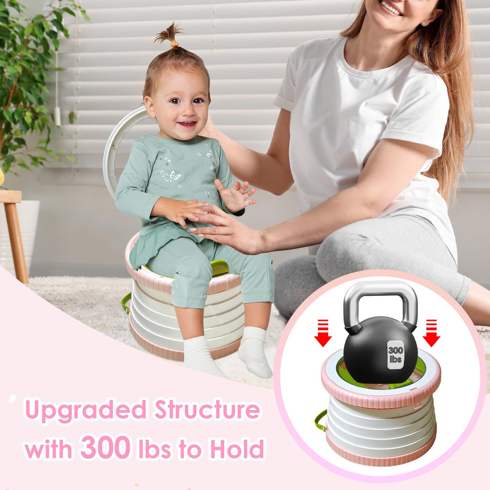 Yszawmx compact travel potty ideal for car, stroller, or camping.