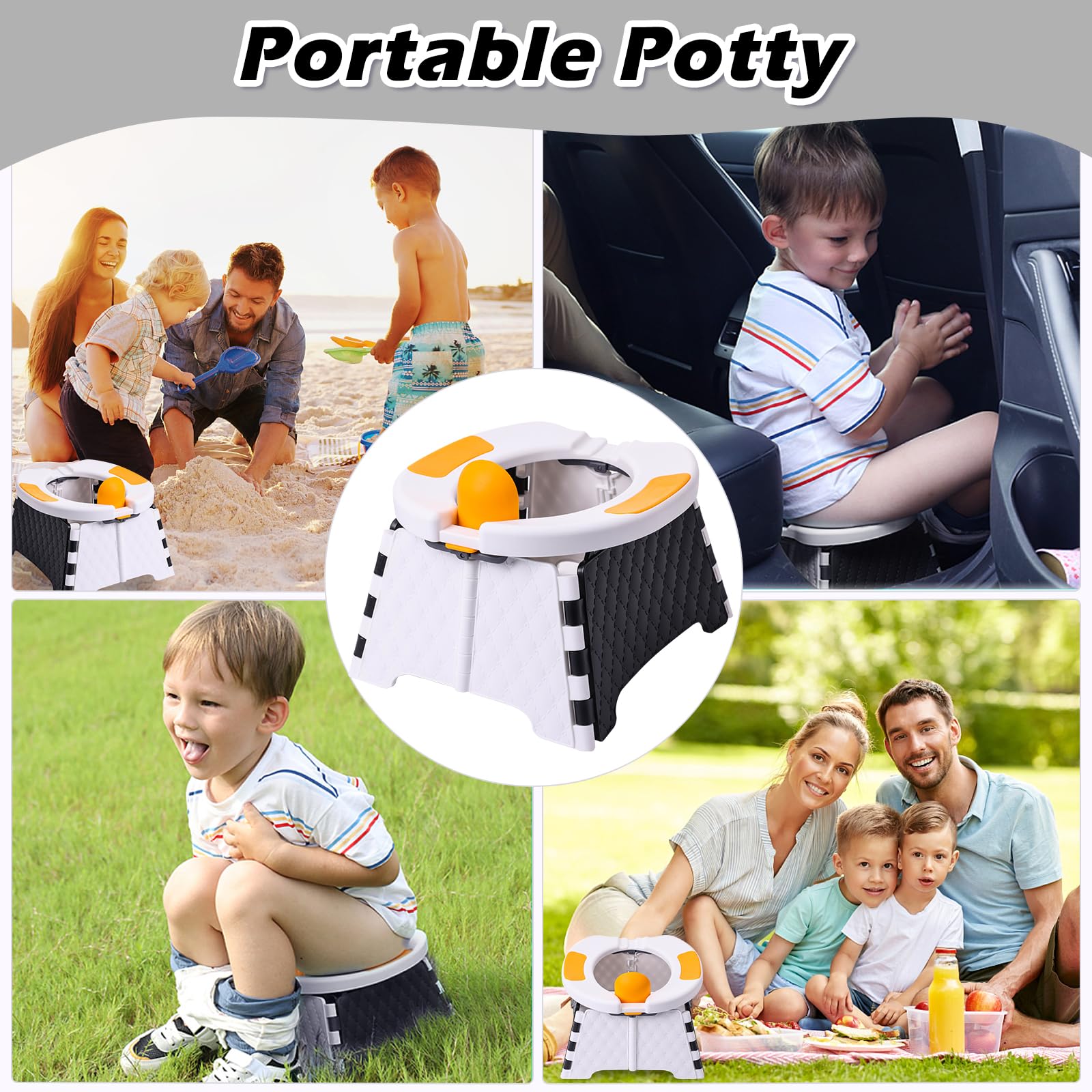 Yszawmx easy-clean design simplifies potty maintenance during travel.