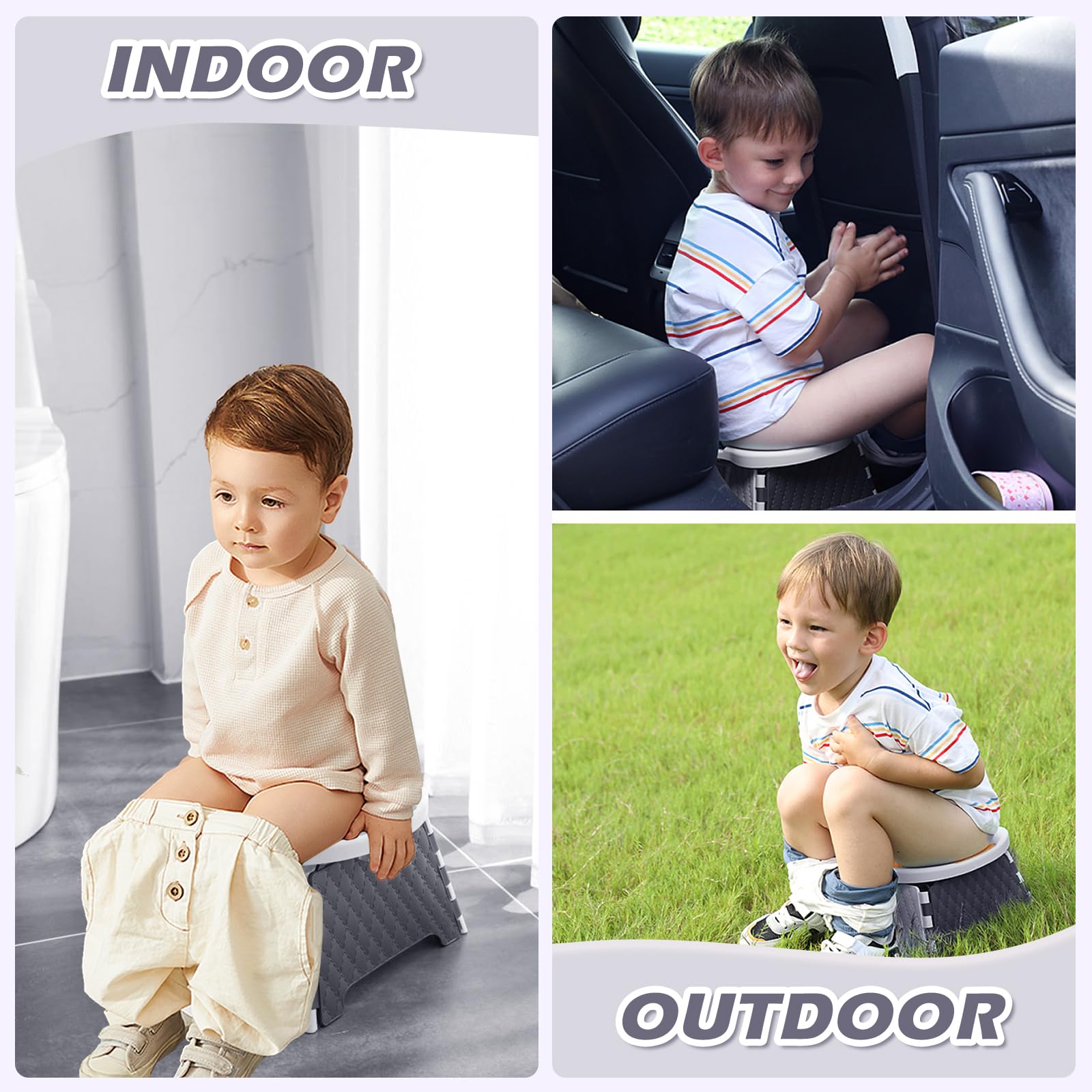 Yszawmx portable potty easy clean underscores simple disposal and quick cleanup after outings