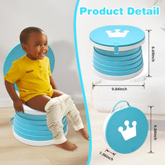 Yszawmx portable potty open and ready to use with quick setup.